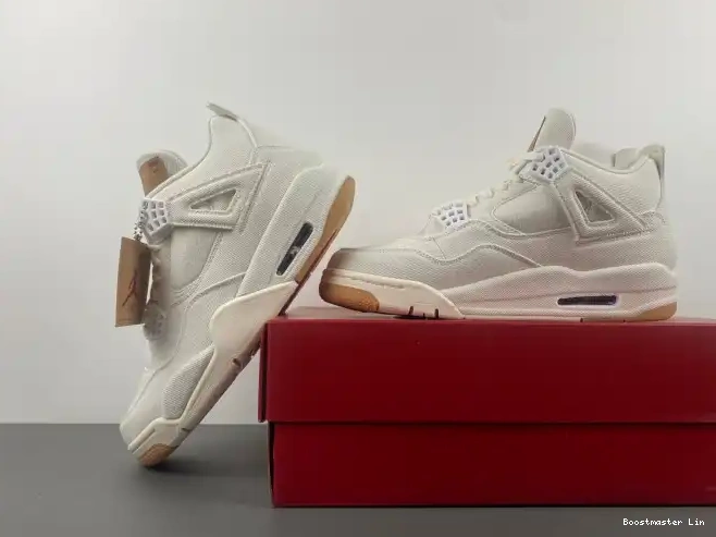 Bmlin Air 4 Jordan x AO2571-100 Levi's 'White' 0601